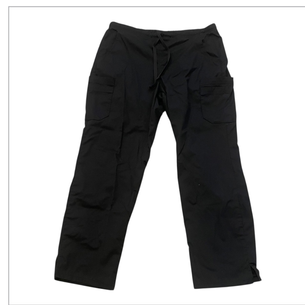 Buttersoft Black Stretchy Women’s Scrub Pants Size L